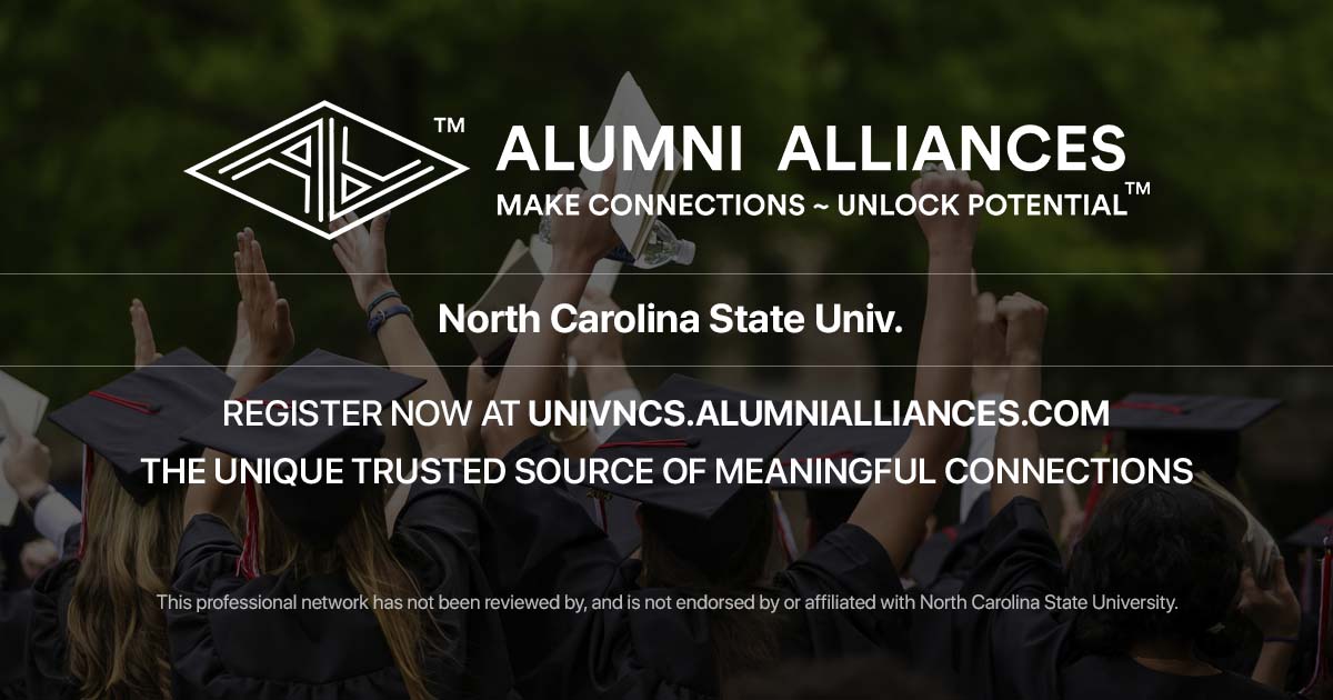 Alumni Alliancescreated for North Carolina State Univ. notable famous